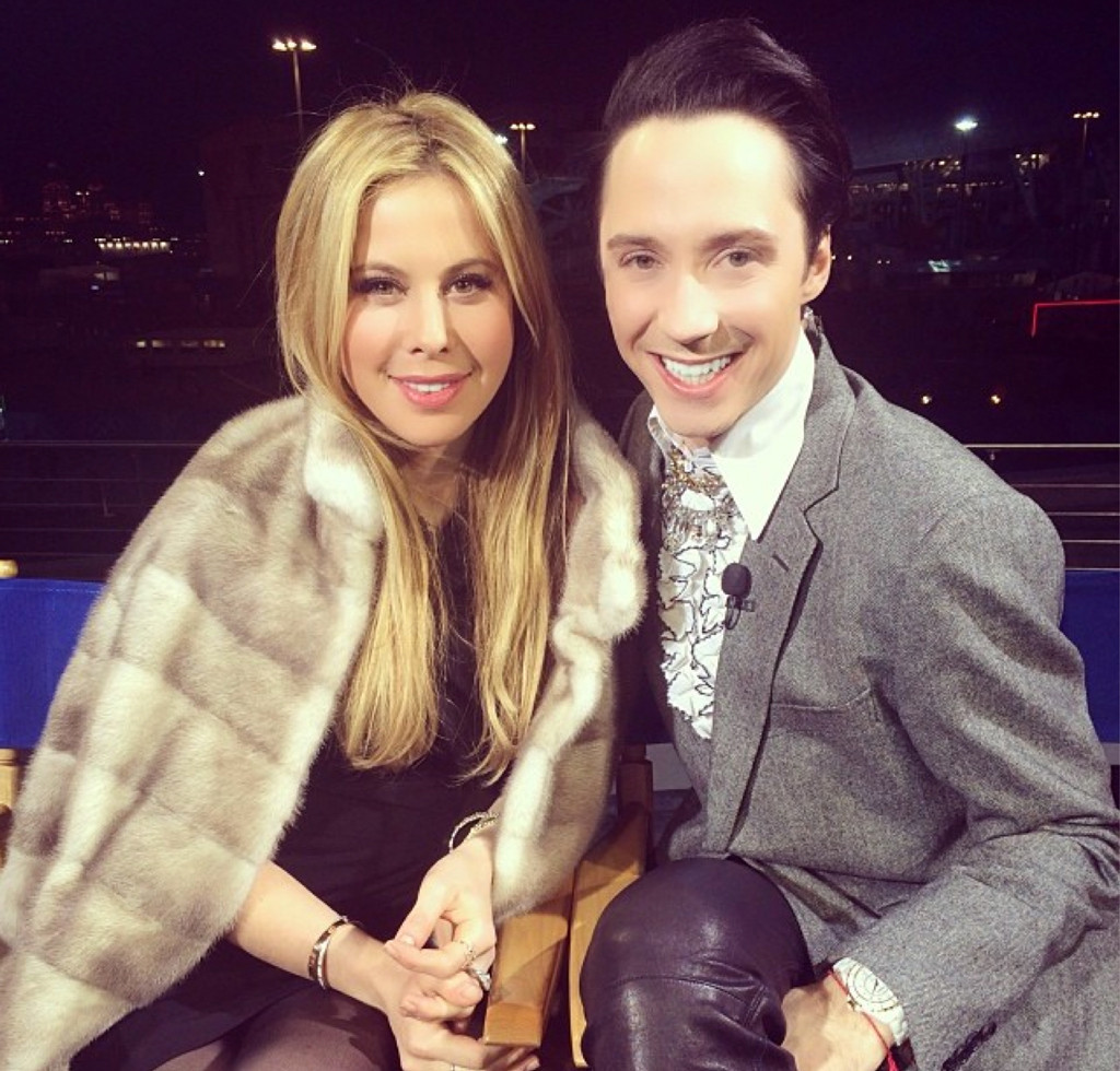 Tara Lipinski, Johnny Weir Tara Lipinski, Johnny Weir